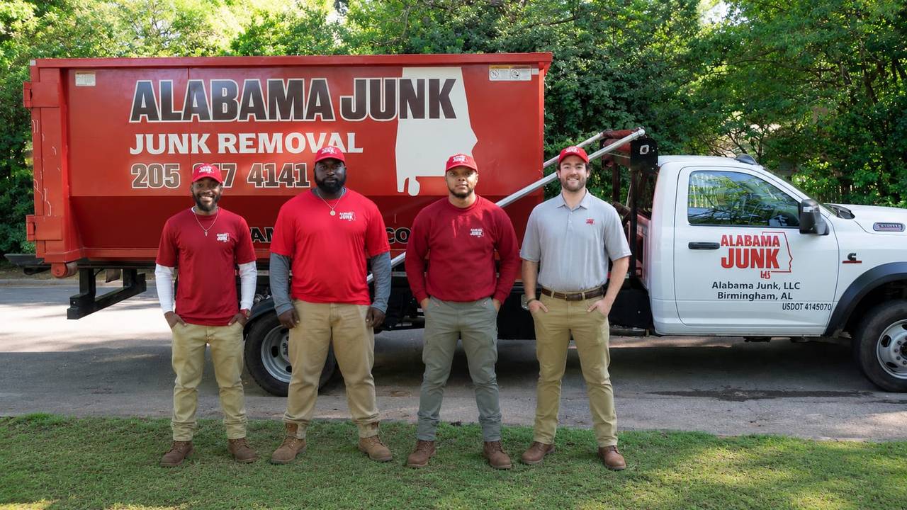 The Alabama Junk Removal crew in Birmingham